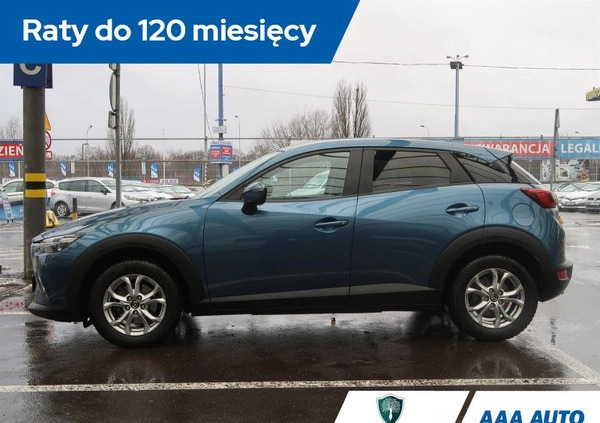 Mazda CX-3 cena 75000 przebieg: 91966, rok produkcji 2018 z Biała Piska małe 92